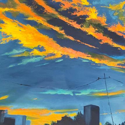 Peinture Sunset november par Chen Xi | Tableau Figuratif Huile