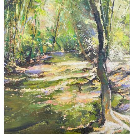 Peinture In my beautiful garden par Chen Xi | Tableau Figuratif Huile