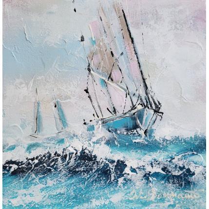 Peinture Belle éclaircie par Ortis-Bommarito Nicole | Tableau Figuratif Acrylique Marine