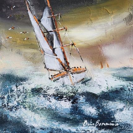 Peinture Chargé par Ortis-Bommarito Nicole | Tableau Figuratif Acrylique Marine