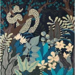 Peinture Macapa par Alie Loizel | Tableau Art naïf Acrylique Animaux, Paysages