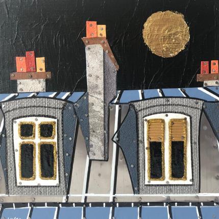 Peinture Endormis par Lovisa | Tableau Pop-art Bois