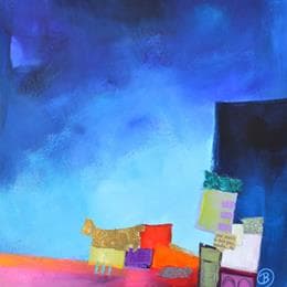 Painting ST 003 by Lau Blou | Painting Abstract Acrylic Minimalist