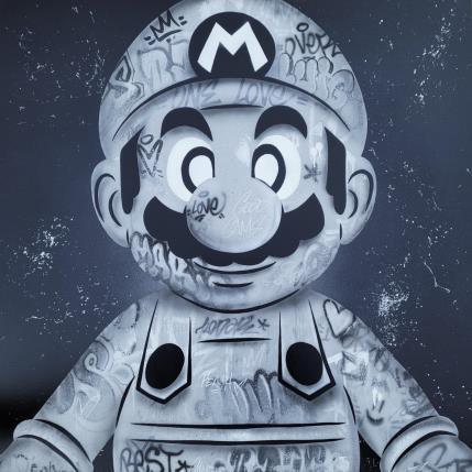 Painting Dark Mario by Kedarone | Painting Street art Graffiti, Posca Pop icons