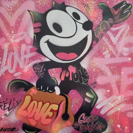Peinture Felix luxe par Kedarone | Tableau Pop-art Graffiti, Posca Icones Pop