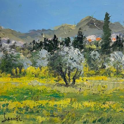 Peinture Oliviers dans les Baux par Sannier Daniel | Tableau Figuratif Huile