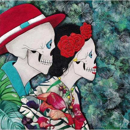 Painting APASIONADAMENTE by Geiry | Painting Subject matter Wood Pop icons, Portrait