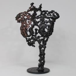 Sculpture Pavarti Une marée par Buil Philippe | Sculpture Figuratif Bronze, Métal Minimaliste, Mode, Scènes de vie