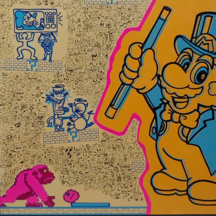 Painting Arcade by Belladone | Painting Pop-art Acrylic, Posca Pop icons