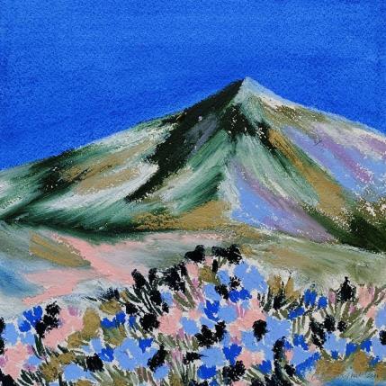 Peinture Superbloom, Loubaresse par Ginestoux Claire | Tableau Figuratif Pastel Paysages