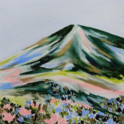 Peinture Superbloom, Ozon par Ginestoux Claire | Tableau Figuratif Pastel Paysages