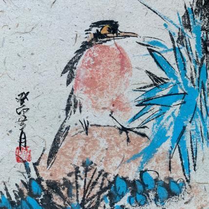 Peinture Bambou par Yu Huan Huan | Tableau Figuratif Encre