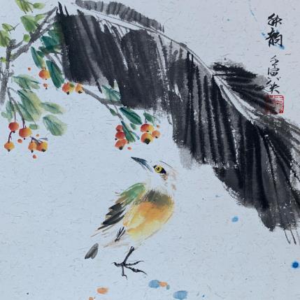 Peinture Autumn charm par Yu Huan Huan | Tableau Figuratif Encre