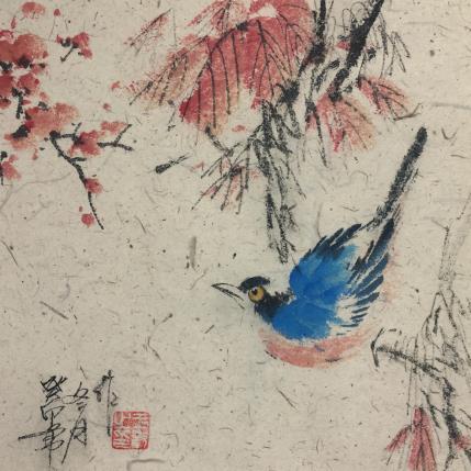 Gemälde Undercolor von Yu Huan Huan | Gemälde Figurativ Aquarell, Tinte Natur, Pop-Ikonen, Tiere