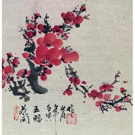 Peinture Happiness par Yu Huan Huan | Tableau Figuratif Aquarelle, Encre Natures mortes