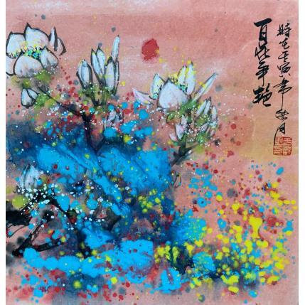 Peinture Burst color par Yu Huan Huan | Tableau Figuratif Encre Natures mortes