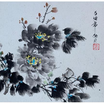 Painting Floral 3 by Yu Huan Huan | Painting Figurative Ink Still-life