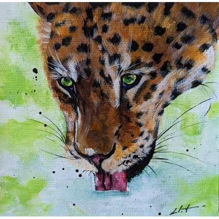 Peinture Jessica  par CLOT | Tableau Figuratif Acrylique Animaux