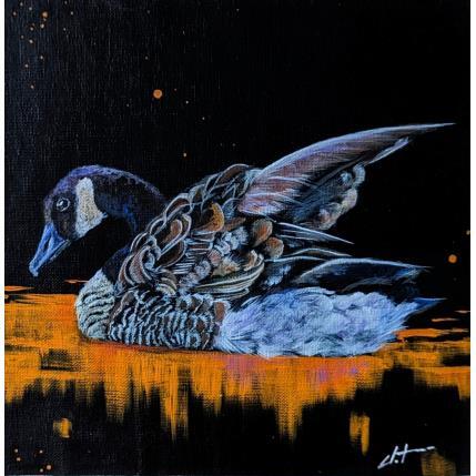 Peinture Canada par CLOT | Tableau Figuratif Acrylique Animaux, Marine, Noir & blanc