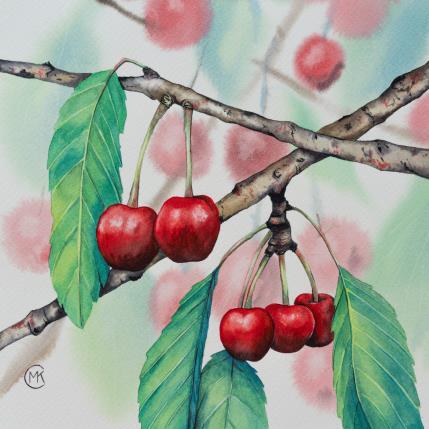 Peinture L'été goûtu par Kuprina Carle Maria | Tableau Figuratif Aquarelle Nature