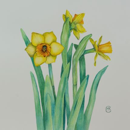 Peinture La venue du printemps par Kuprina Carle Maria | Tableau Figuratif Aquarelle Nature