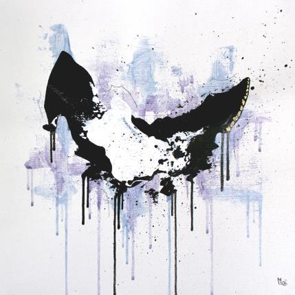 Peinture Absence par Maï Bouvier | Tableau Abstrait Acrylique Minimaliste