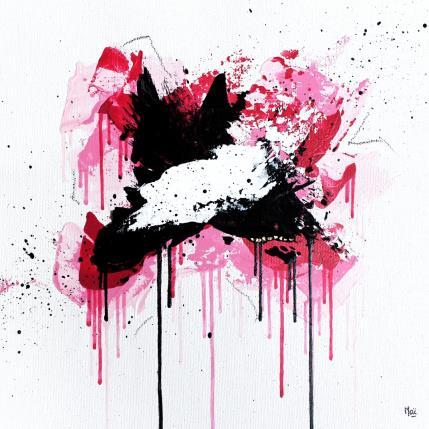 Peinture Candeur par Maï Bouvier | Tableau Abstrait Acrylique Minimaliste