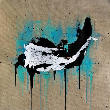 Peinture In deep par Maï Bouvier | Tableau Abstrait Acrylique Minimaliste