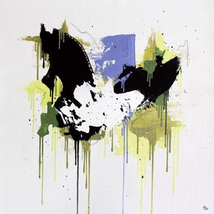 Peinture Réminiscence par Maï Bouvier | Tableau Abstrait Acrylique Minimaliste