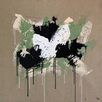 Peinture Courage par Maï Bouvier | Tableau Abstrait Acrylique Minimaliste