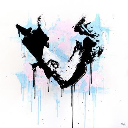 Peinture Rêverie par Maï Bouvier | Tableau Abstrait Acrylique Minimaliste