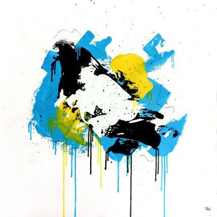 Peinture Joy par Maï Bouvier | Tableau Abstrait Acrylique Minimaliste