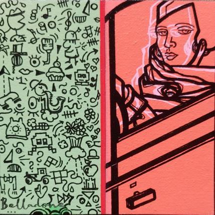 Peinture Bugatti par Belladone | Tableau Pop-art Acrylique Icones Pop, Portraits