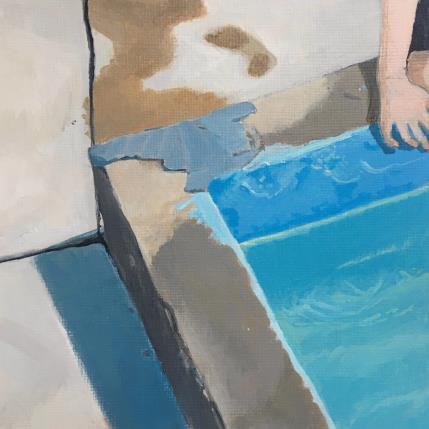 Peinture L'empreinte par Laplane Marion | Tableau Figuratif Acrylique, Huile Scènes de vie