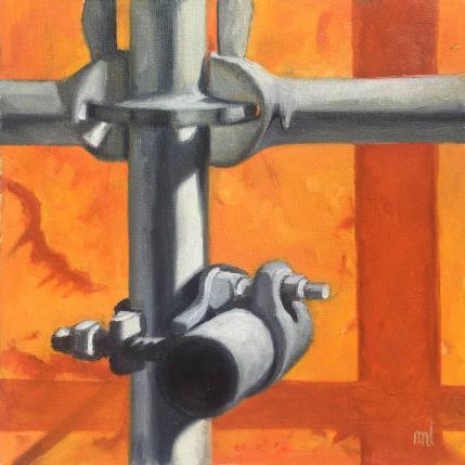 Peinture Etais par Laplane Marion | Tableau Réalisme Huile Architecture, Natures mortes