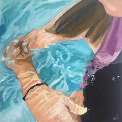 Peinture Epaule par Laplane Marion | Tableau Figuratif Huile Marine, Scènes de vie