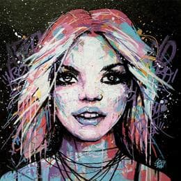 Pintura The diamond desire por Graffmatt | Pintura Street art Acrylic Portrait
