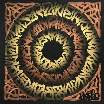 Peinture Calligraphy vortex par Maderno | Tableau  Graffiti
