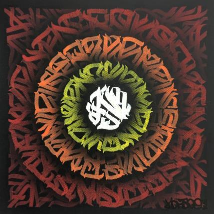 Peinture Fire vortex  par Maderno | Tableau  Graffiti