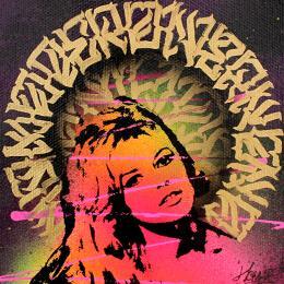 Painting Bardot by Maderno | Painting Street art Graffiti Pop icons