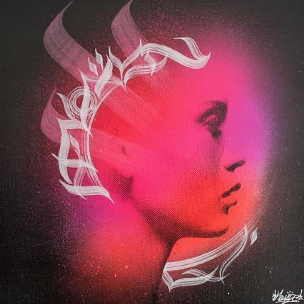 Peinture Calligraphic thought par Maderno | Tableau Street Art Graffiti Portraits