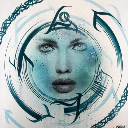 Peinture Soul of calligraphy par Maderno | Tableau Street Art Graffiti Portraits
