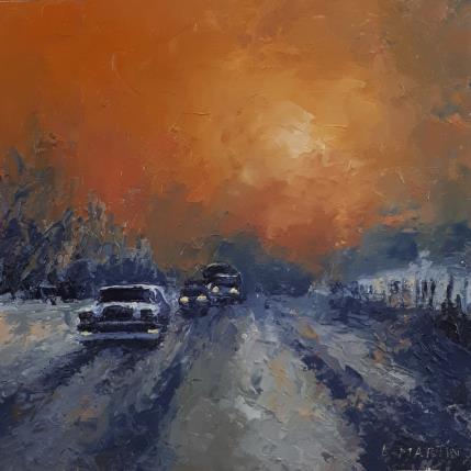 Peinture La tournée par Martin Laurent | Tableau Figuratif Huile Scènes de vie