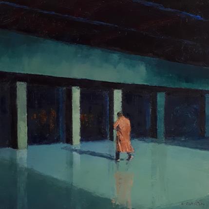 Peinture Jérôme 2 par Martin Laurent | Tableau Figuratif Huile Scènes de vie, Société, Urbain