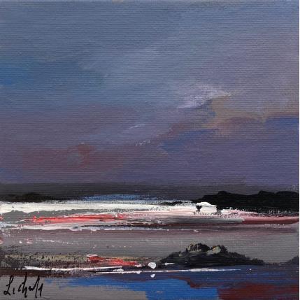 Peinture Stone par Chevalier Lionel | Tableau Figuratif Acrylique Marine, Minimaliste, Paysages