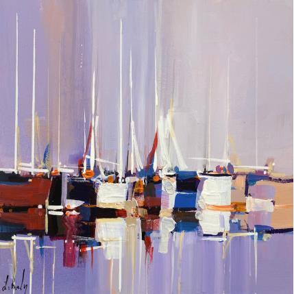 Peinture Maya par Chevalier Lionel | Tableau Figuratif Acrylique Marine, Minimaliste