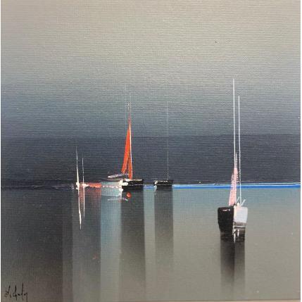 Peinture Red par Chevalier Lionel | Tableau Figuratif Acrylique Marine, Minimaliste
