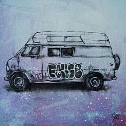 Pintura Tradesman van por Graffmatt | Pintura Street art Acrylic Urban