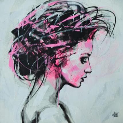 Peinture Purity par Graffmatt | Tableau Street Art Acrylique Portraits