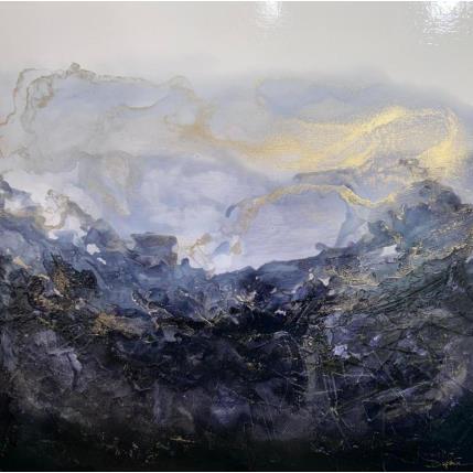 Painting Poésie Des Brumes by Depaire Silvia | Painting Abstract Acrylic